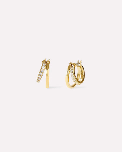 Double Hoop Earrings - Toda Mini