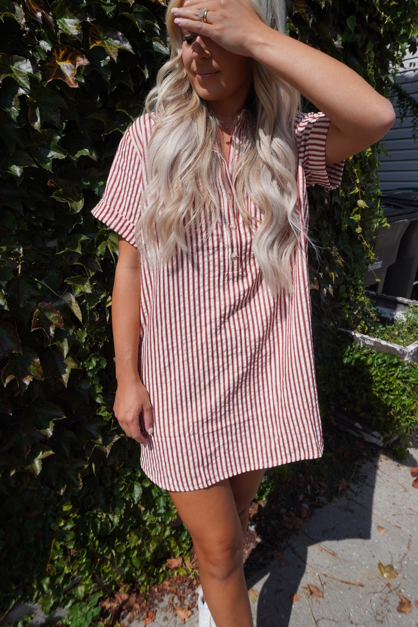 Logan Striped Mini Dress