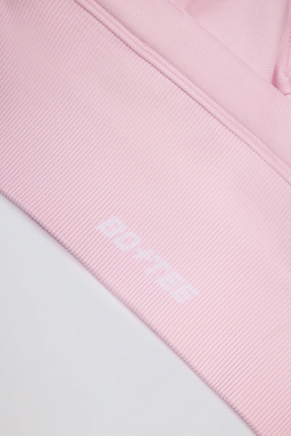 Super Sculpt Seamless Crossback Sports Bra in Soft Pink