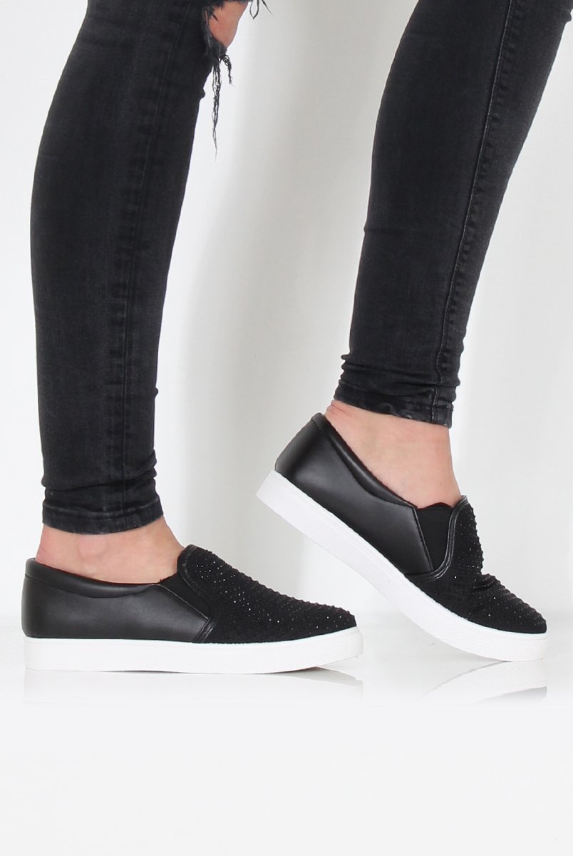 Black Diamante Skaters - Rori