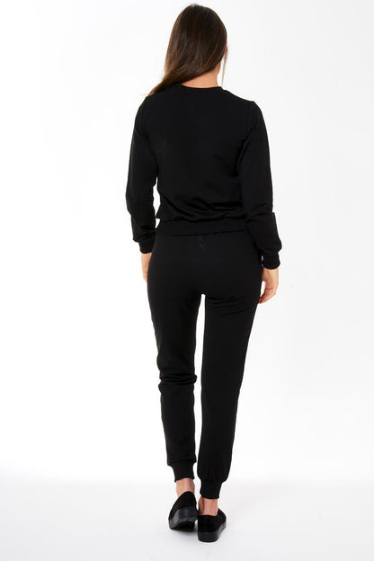 Black Distressed Tracksuit - Mercy