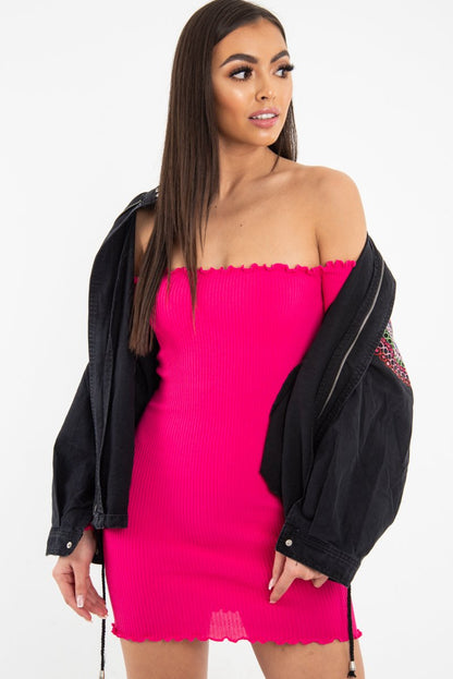 Black Embroidered Sequin Parka Denim Jacket - Laicee