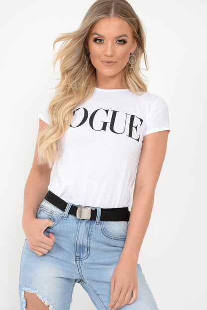 Black Fabric Basic Silver Clasp Belt - Dola