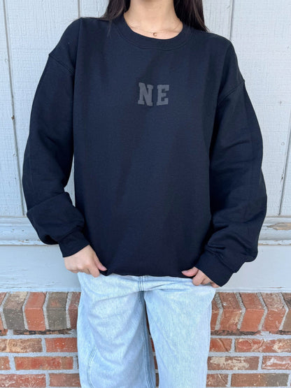 NE Crewneck Sweatshirt (Black)