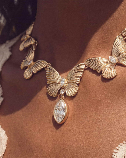 Butterfly Choker Necklace