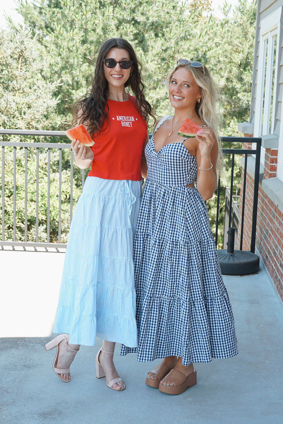 Lighthouse Lane Midi Skirt
