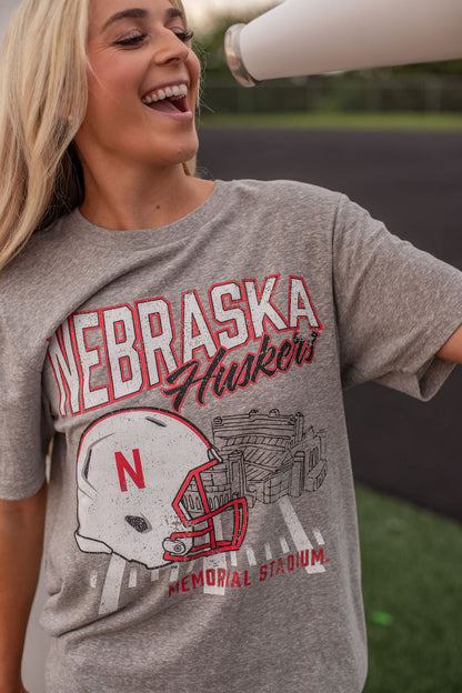 Nebraska Malone Oversized Band Tee