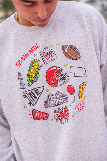 Nebraska Icons Sweatshirt