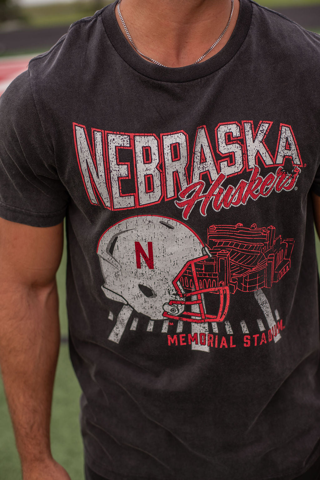 Nebraska Malone Oversized Band Tee