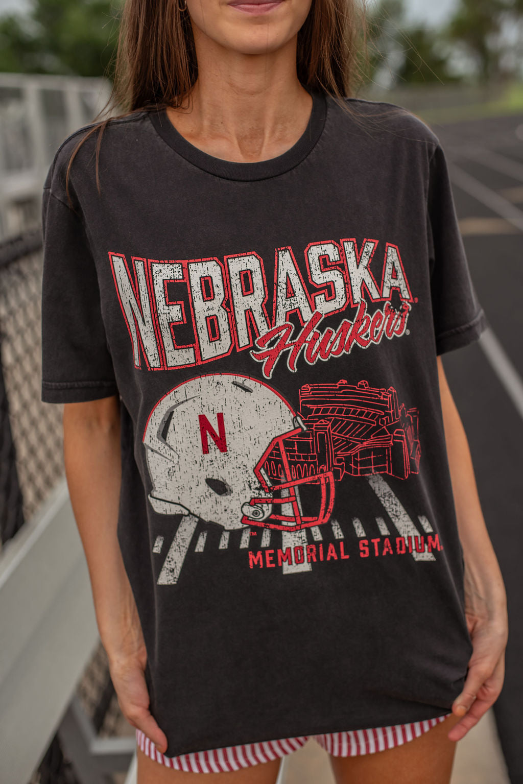 Nebraska Malone Oversized Band Tee