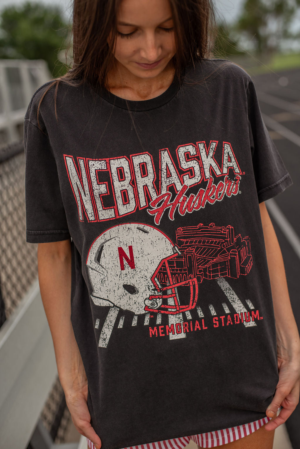 Nebraska Malone Oversized Band Tee