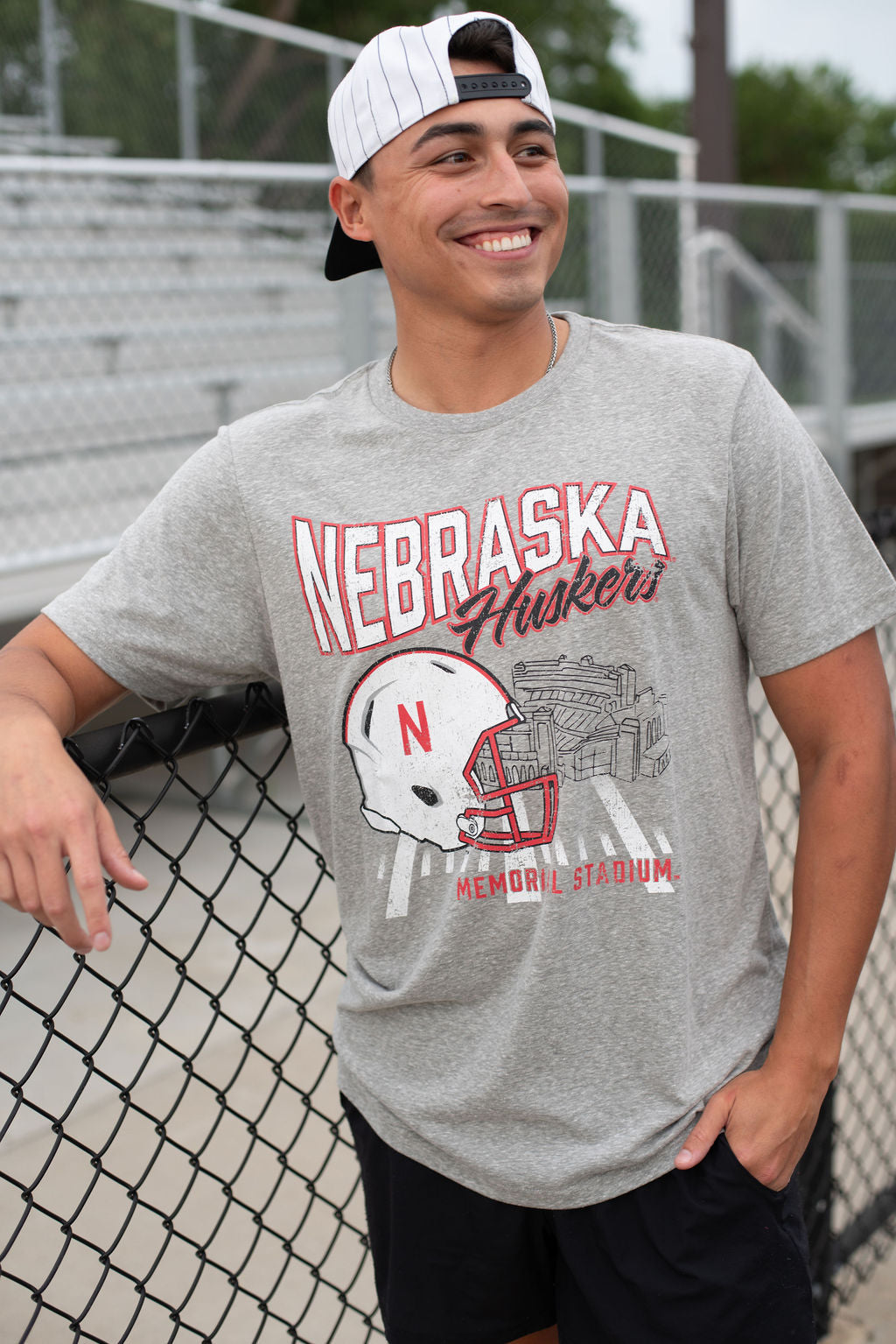 Nebraska Malone Oversized Band Tee