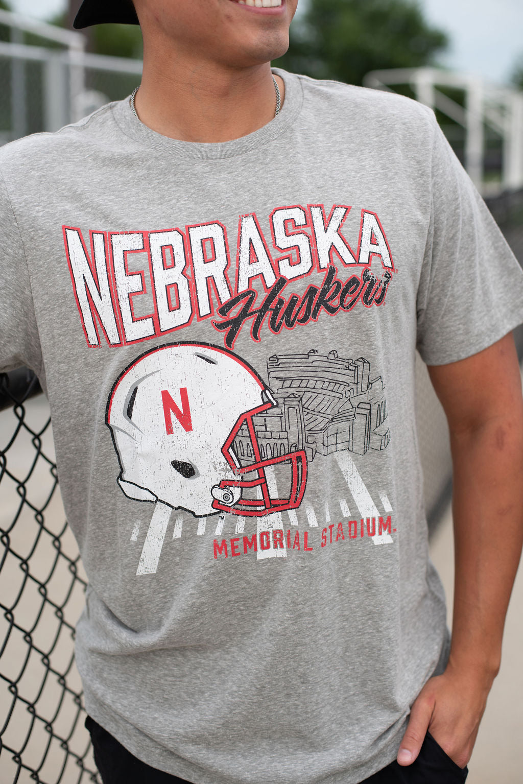 Nebraska Malone Oversized Band Tee
