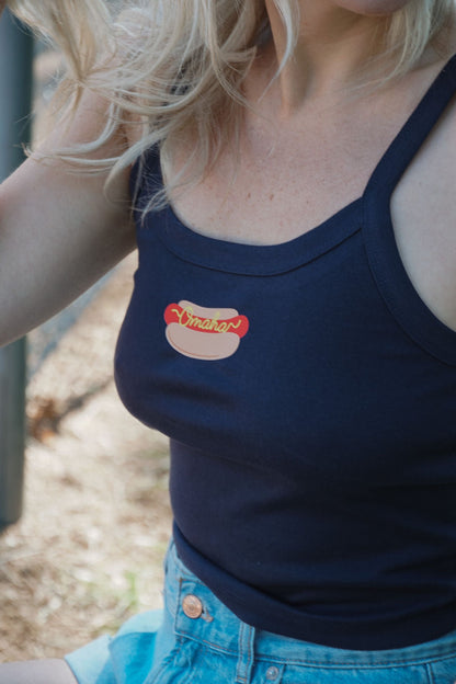 Omaha Hot Dog Crop Tank