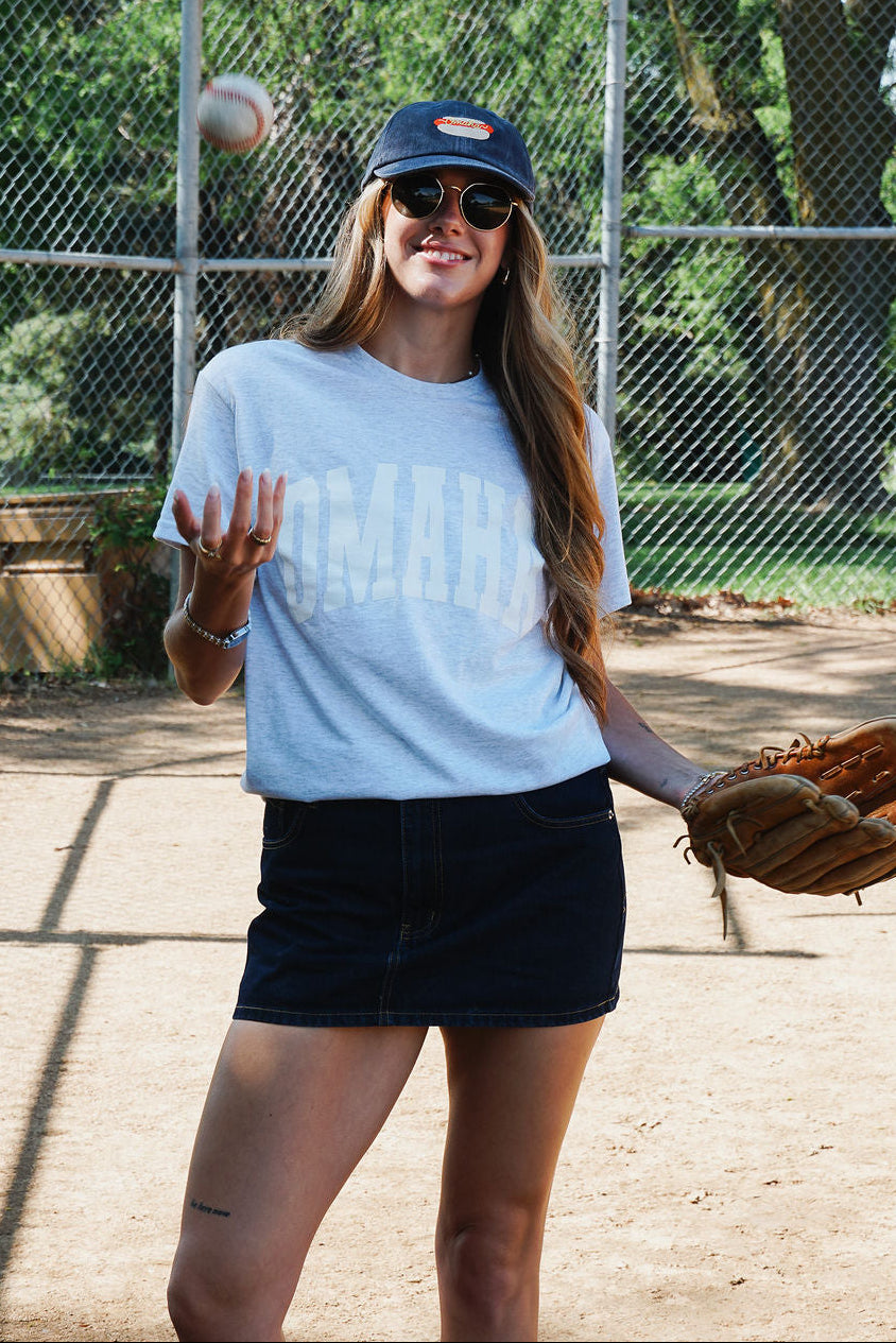 Grey Omaha Tee