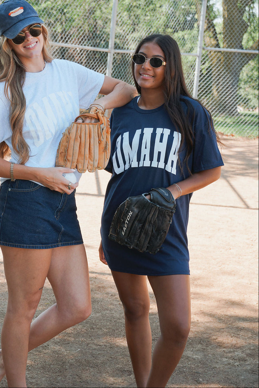 Navy Omaha Tee