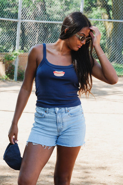 Omaha Hot Dog Crop Tank
