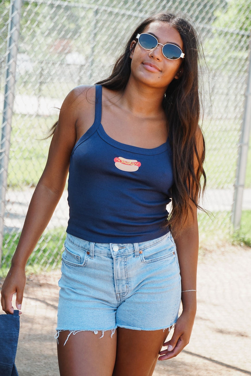 Omaha Hot Dog Crop Tank