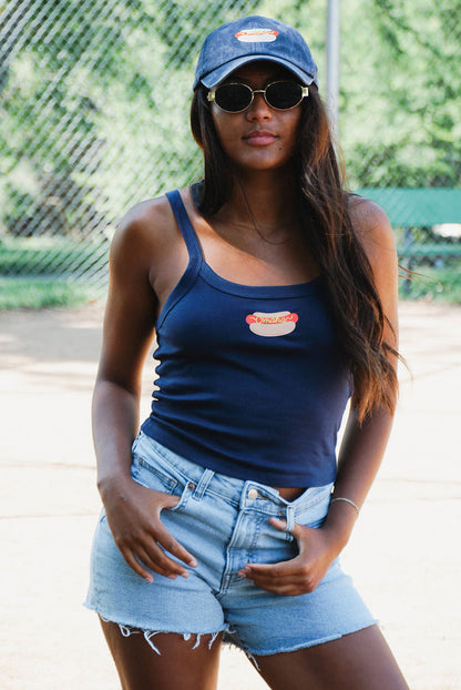 Omaha Hot Dog Crop Tank