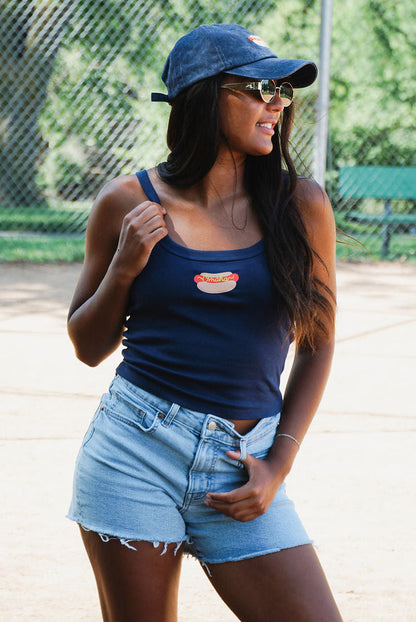 Omaha Hot Dog Crop Tank