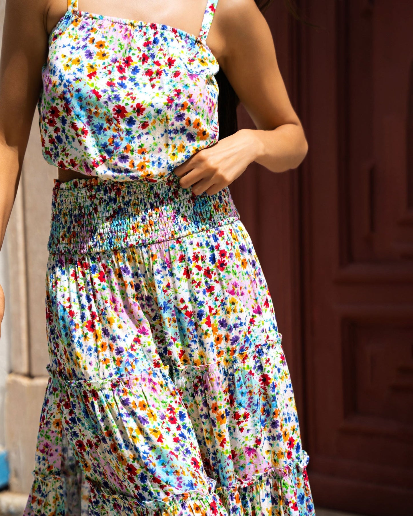 Dani Top In Wildflower Patch