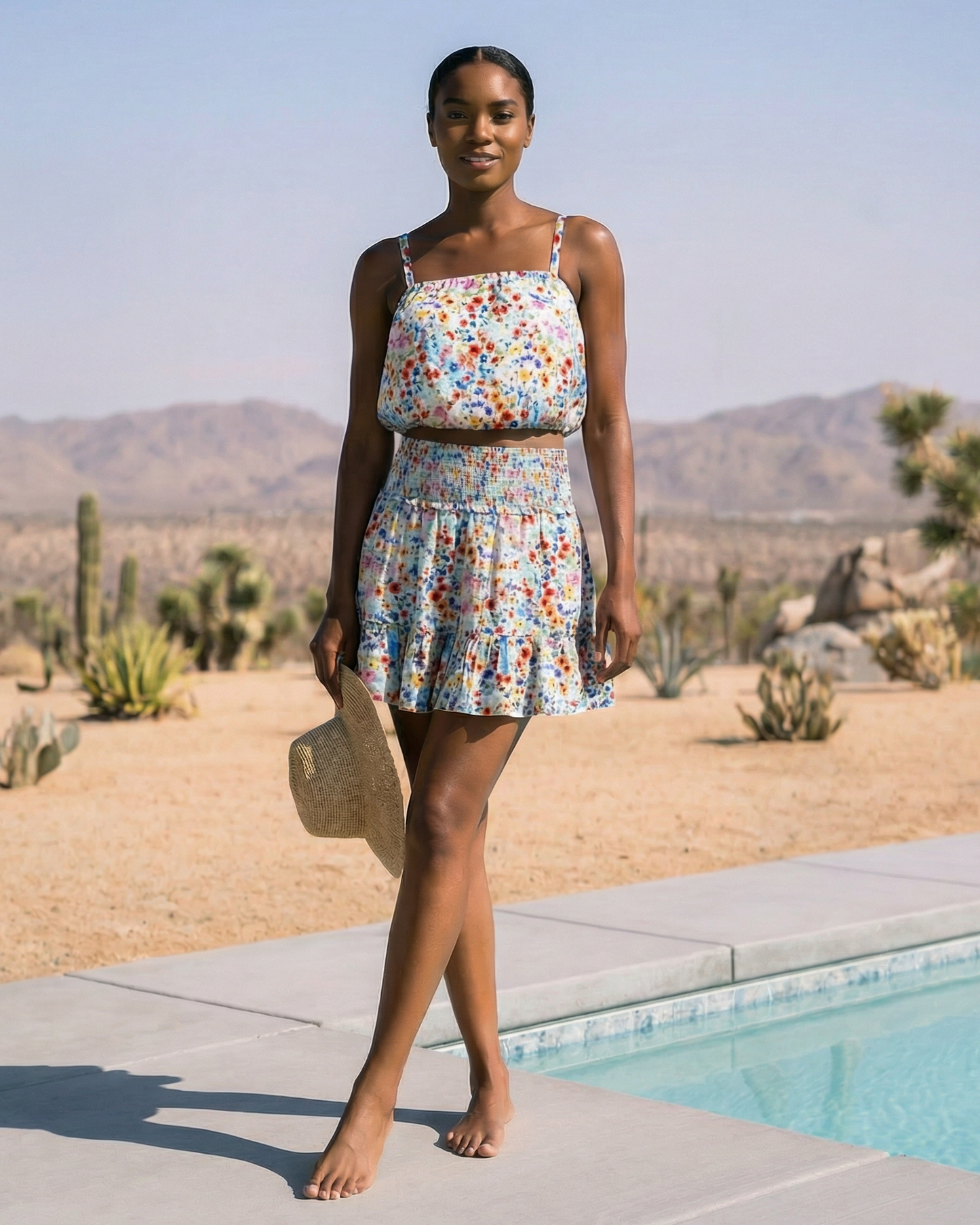 Dani Top In Wildflower Patch