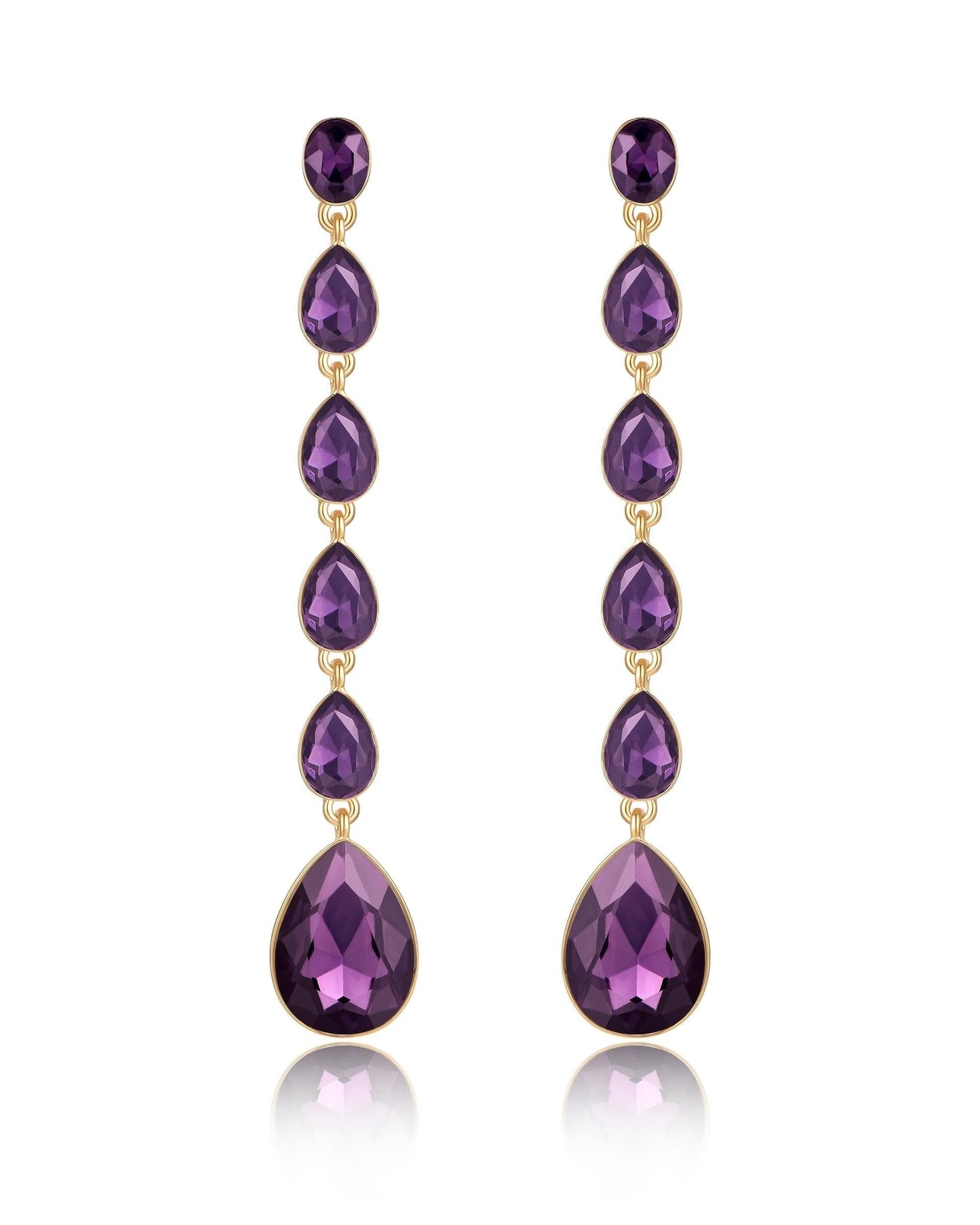 Crystallized Drop Earrings