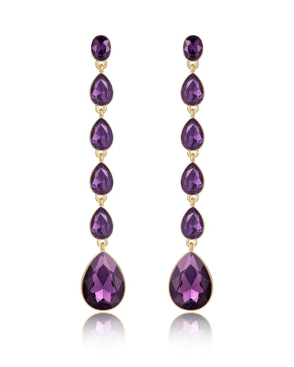 Crystallized Drop Earrings