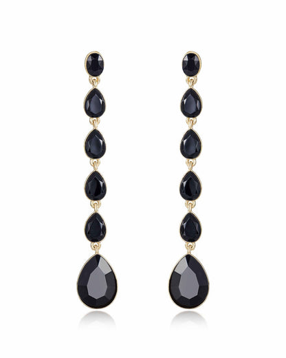 Crystallized Drop Earrings