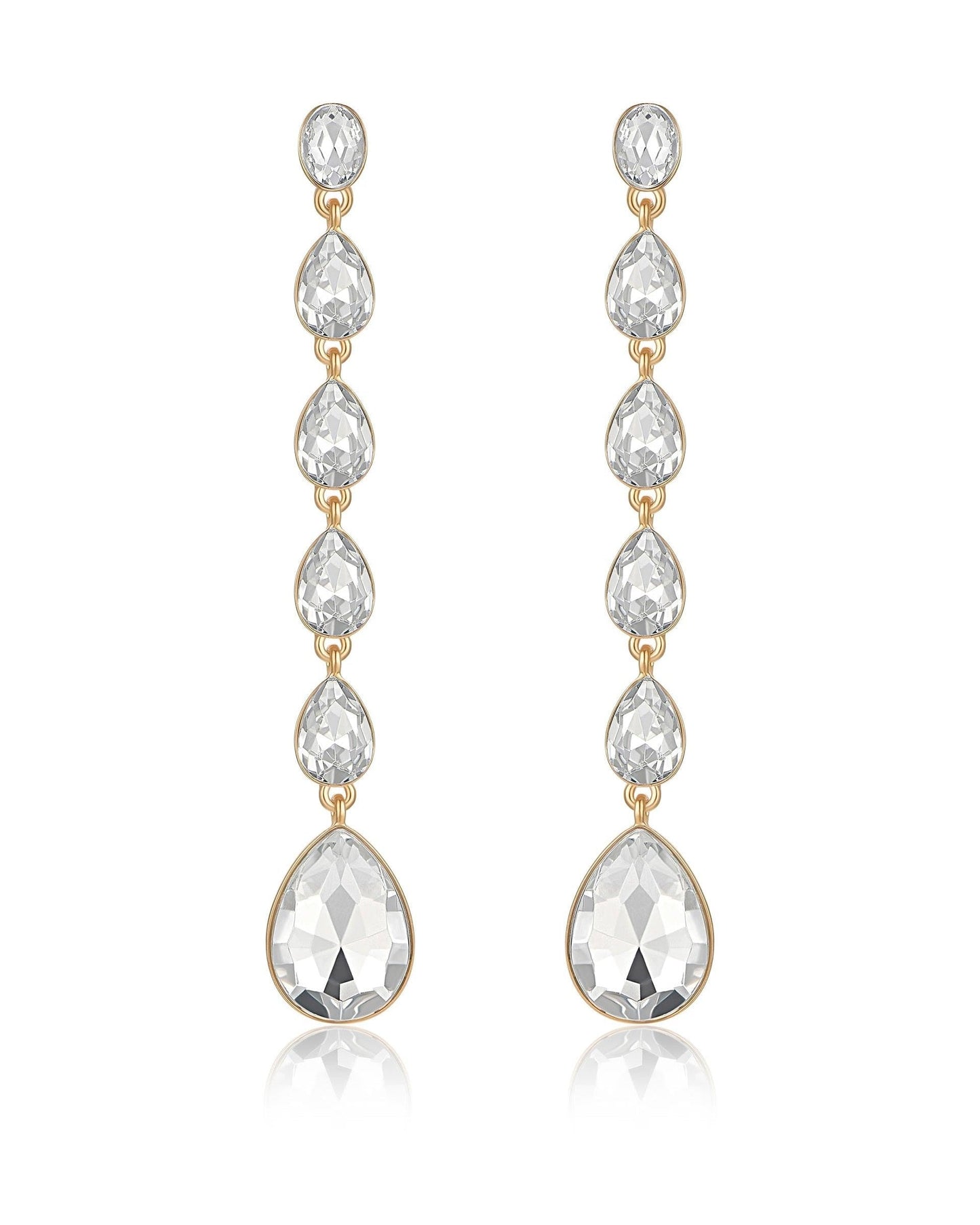 Crystallized Drop Earrings