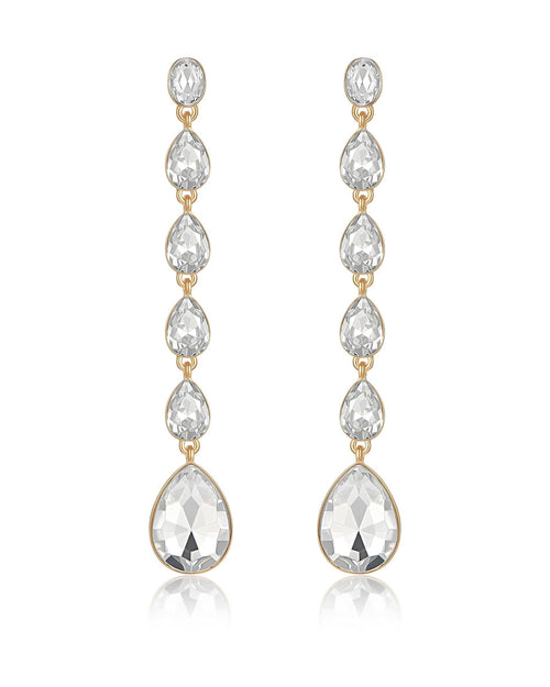Crystallized Drop Earrings