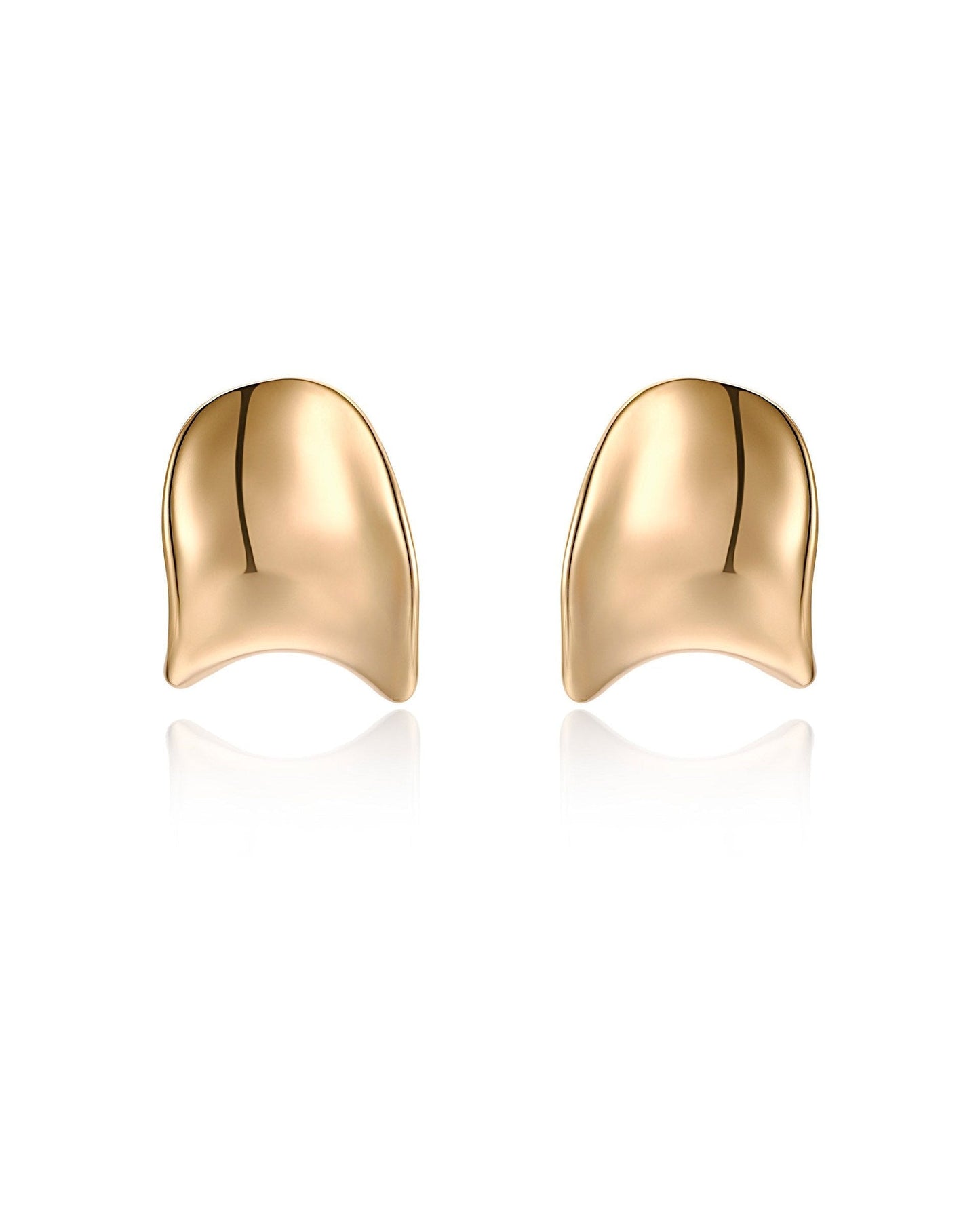 Curved Stud Earrings