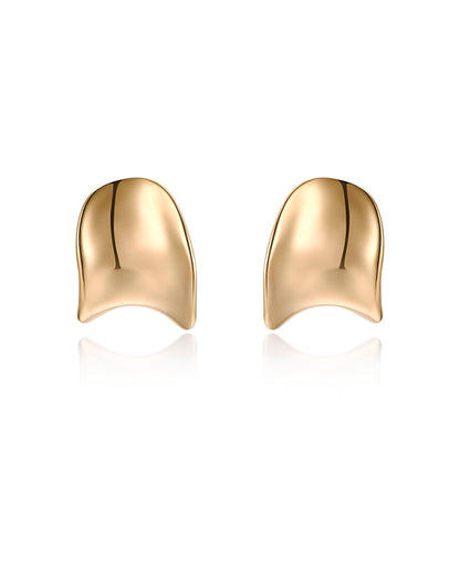 Curved Stud Earrings