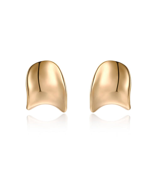 Curved Stud Earrings