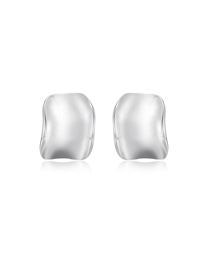 Curved Stud Earrings