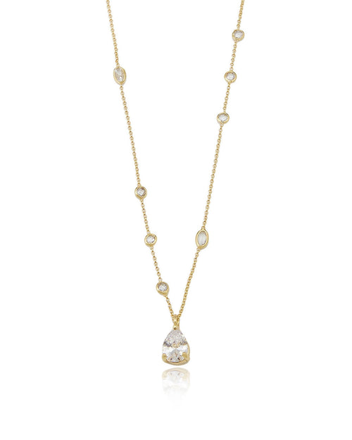 Delicate Crystal Pendant Necklace