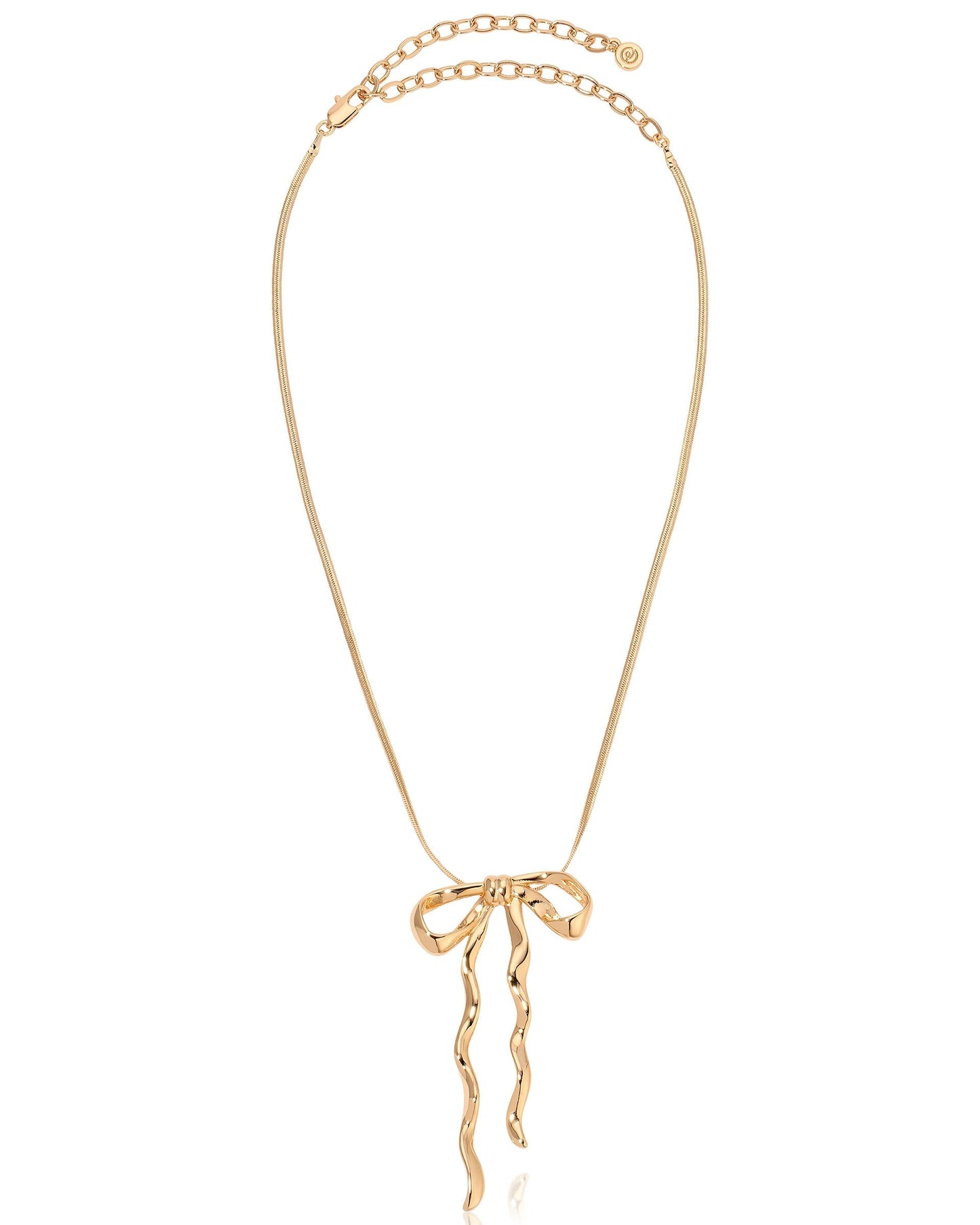Bow Organica Pendant Necklace