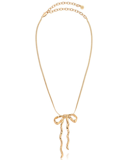 Bow Organica Pendant Necklace