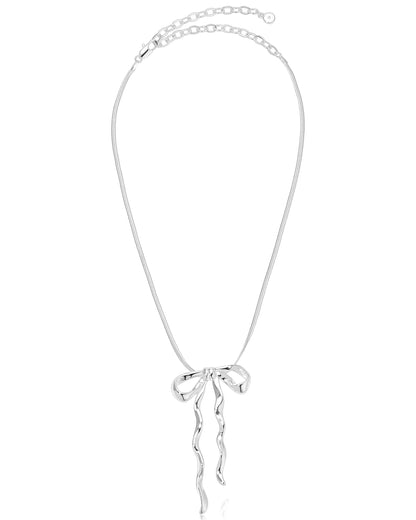 Bow Organica Pendant Necklace