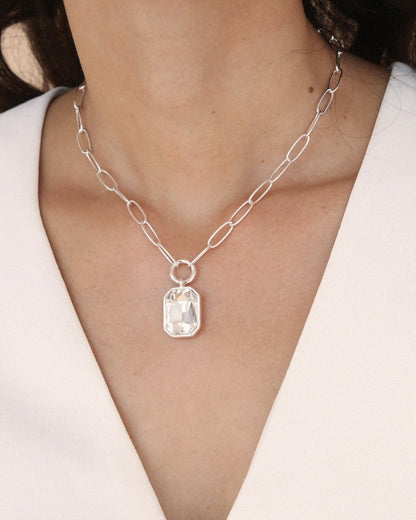 Deco Pendant Necklace