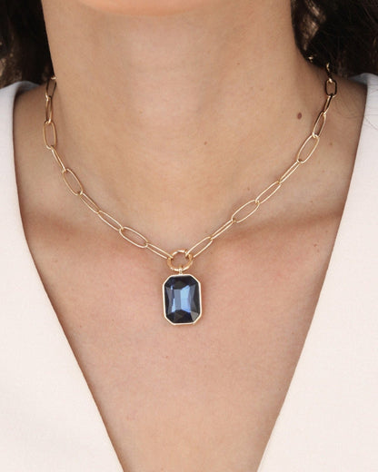 Deco Pendant Necklace