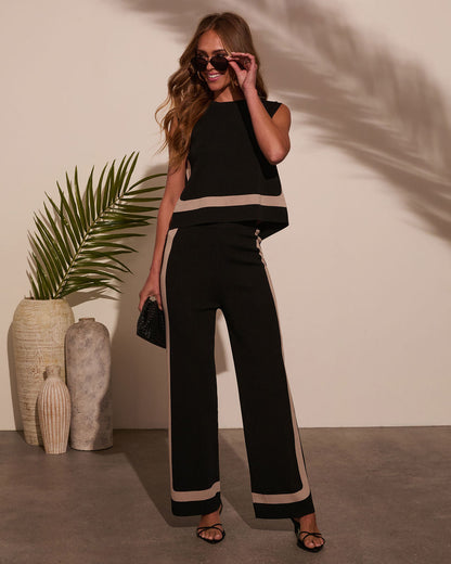 Cool Again Contrast Trim Top
