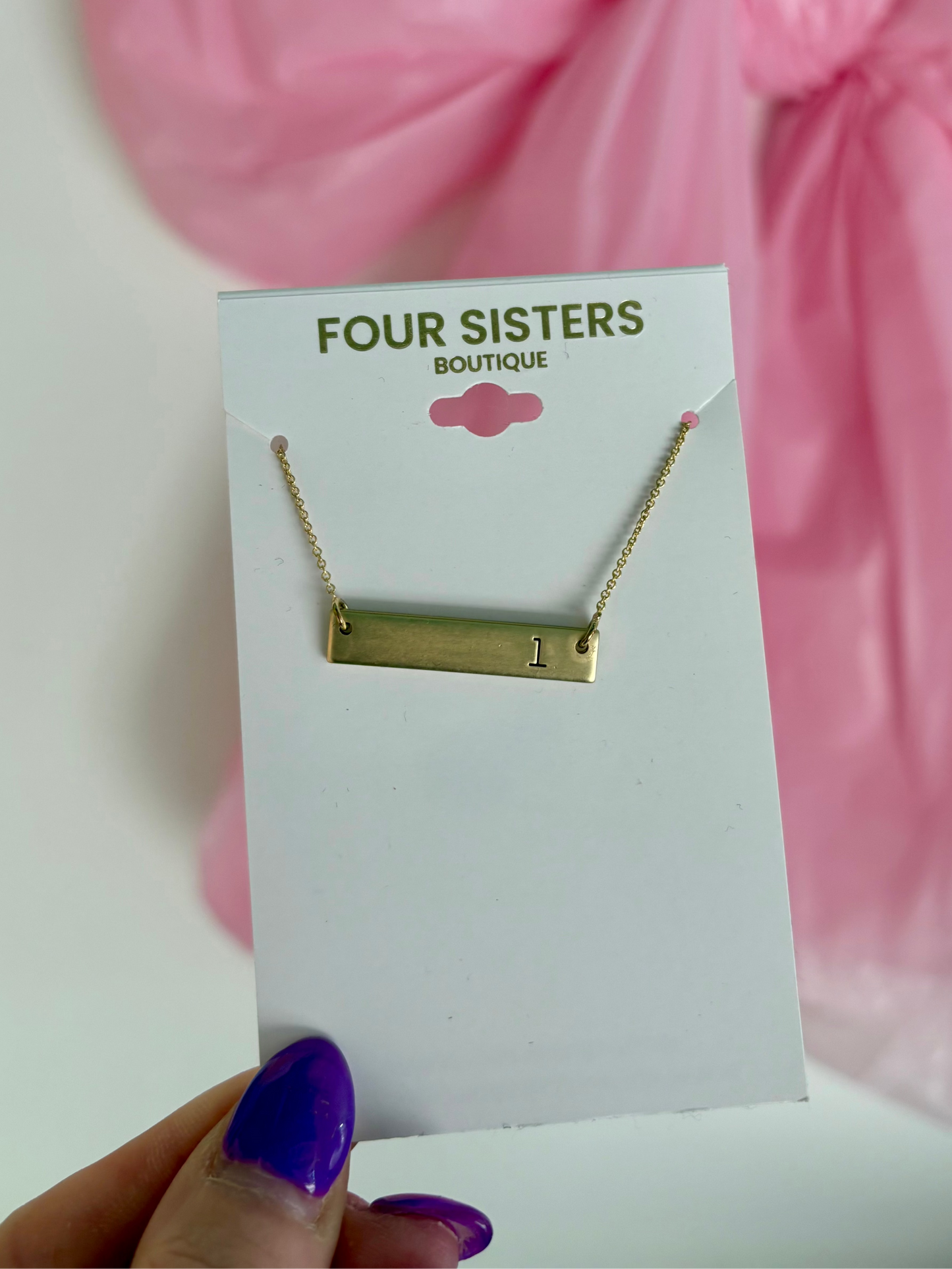 Initial Tag Necklace
