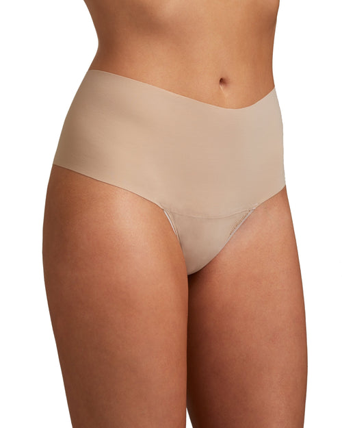 BreatheSoft® High Rise Thong Taupe