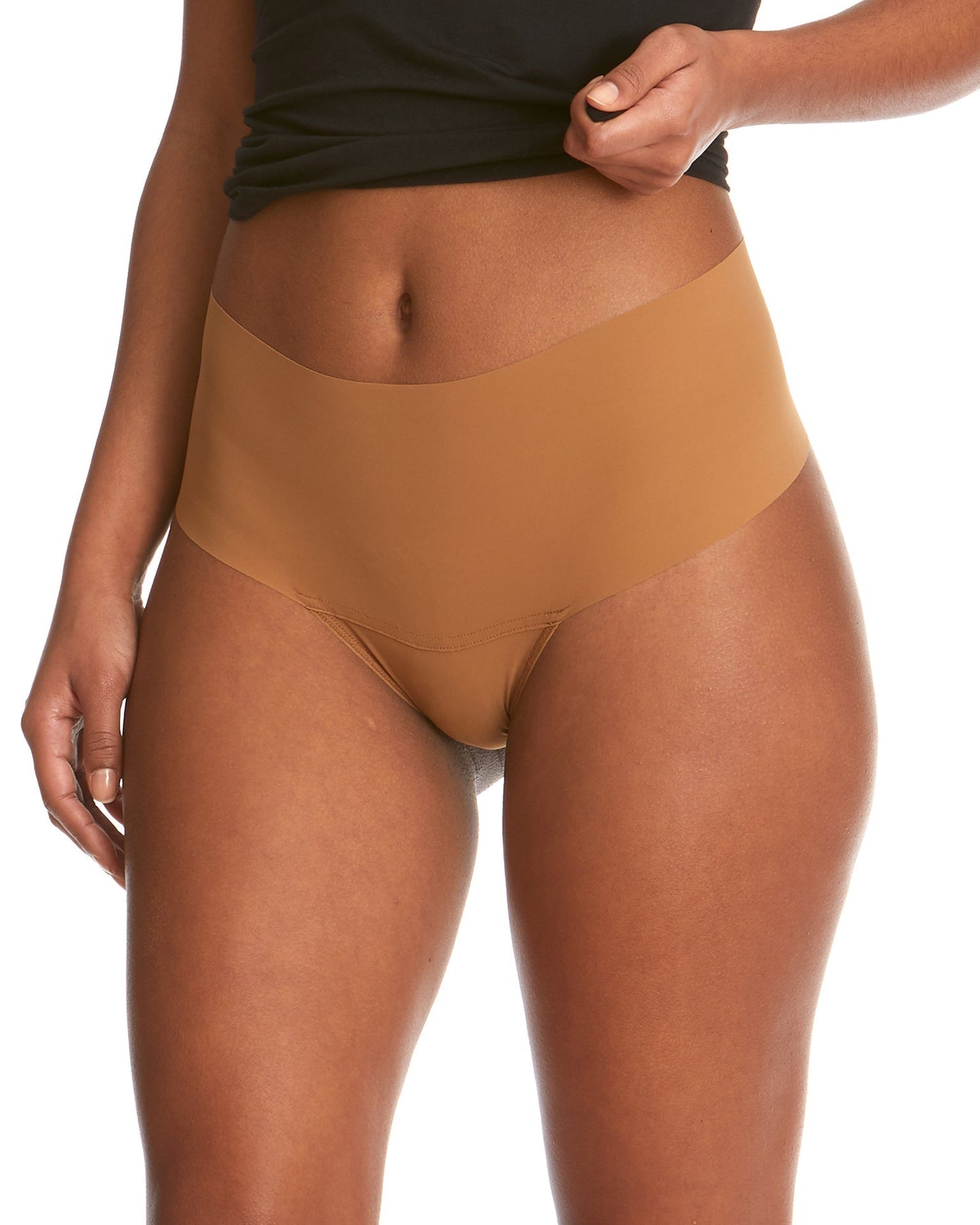 BreatheSoft® High Rise Thong Toffee
