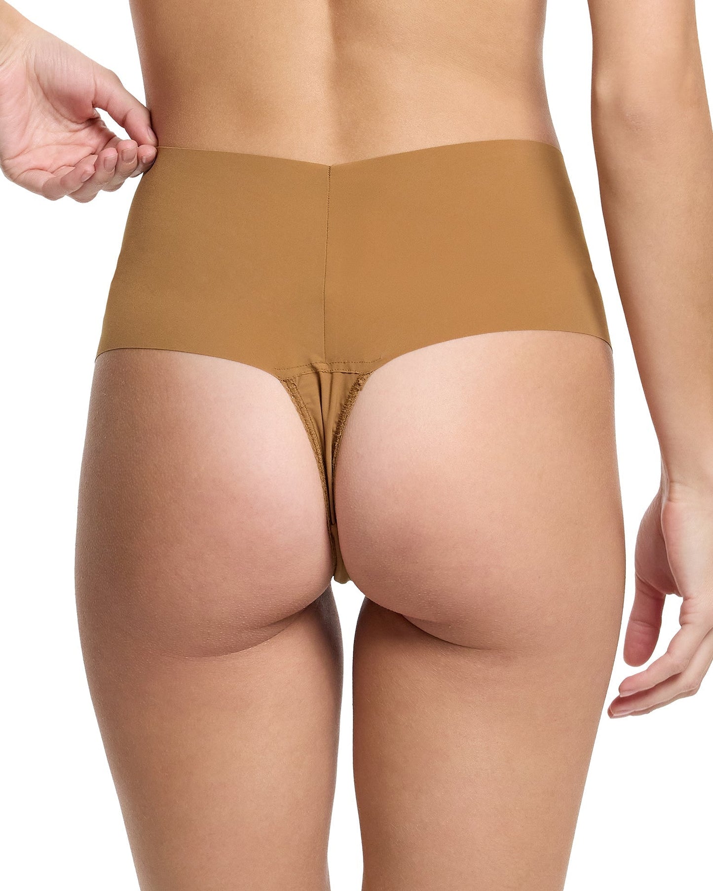 BreatheSoft® High Rise Thong Toffee