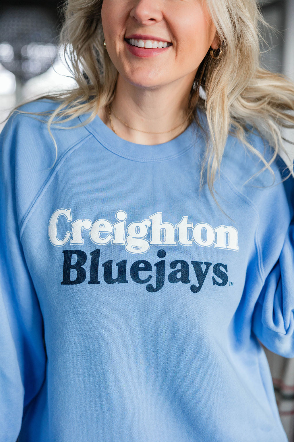 Powder Blue Creighton Bluejays Crew