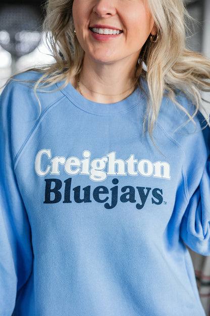 Powder Blue Creighton Bluejays Crew
