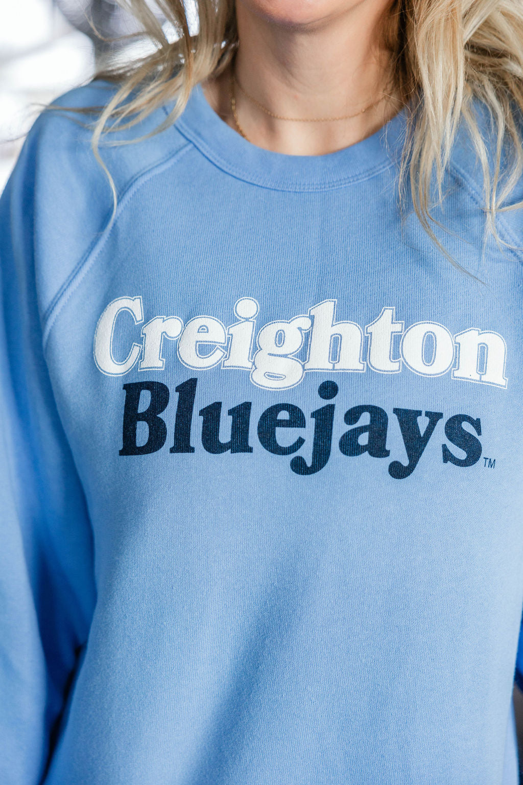 Powder Blue Creighton Bluejays Crew