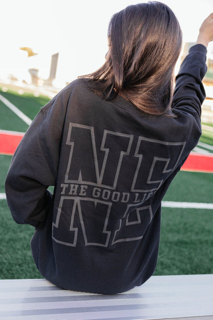 NE Crewneck Sweatshirt (Black)